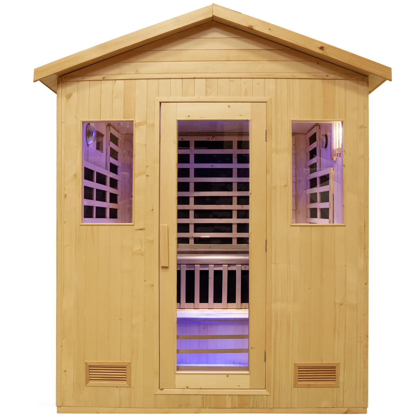 DHARANI S5 Outdoor Sauna exterior de vapor con estufa electrica para 5 personas