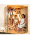 DHARANI S5 sauna interna a infrarossi per 5 persone