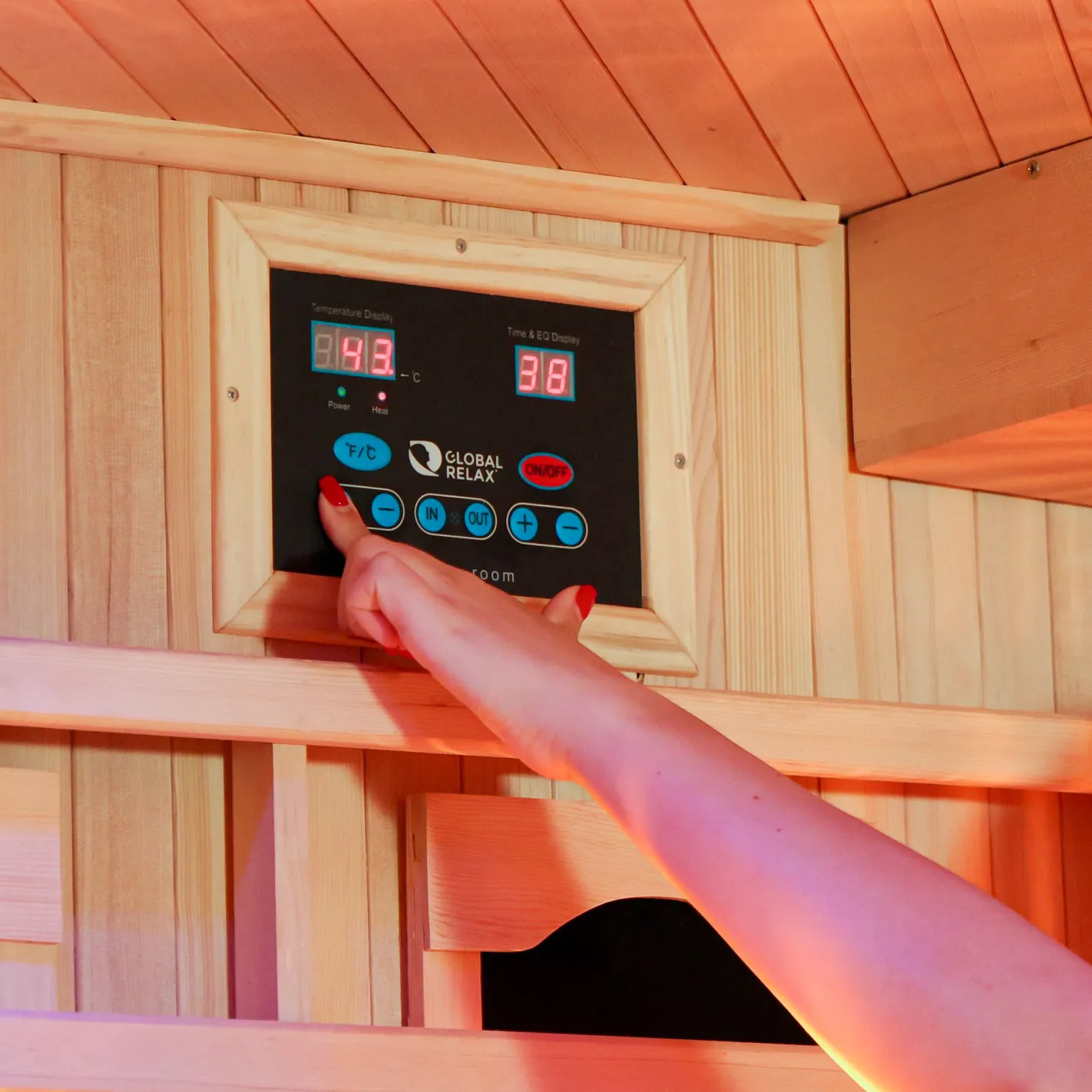 Sauna infrarouge intérieur DHARANI S5 pour 5 personnes