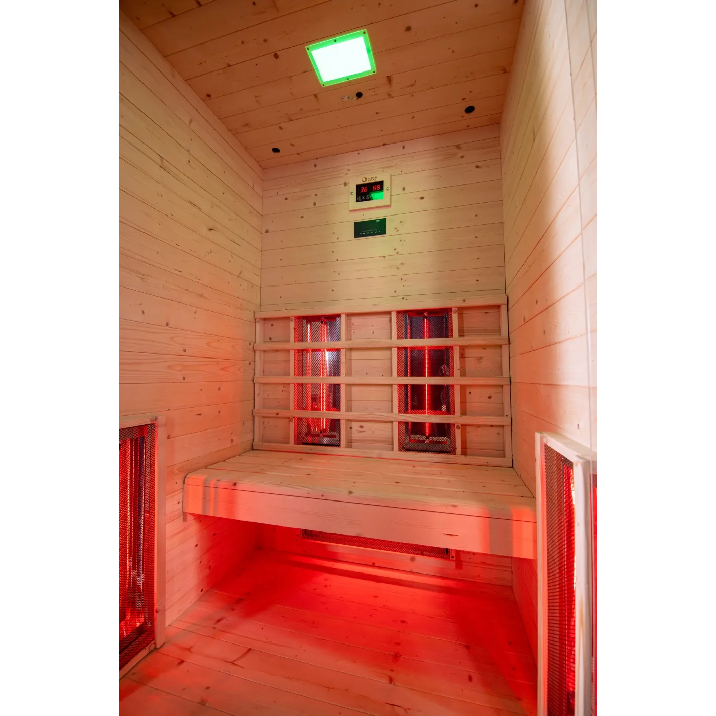 DHARANI S2 PLUS Sauna infrarouge d'intérieur pour 1 ou 2 personnes I 2200w