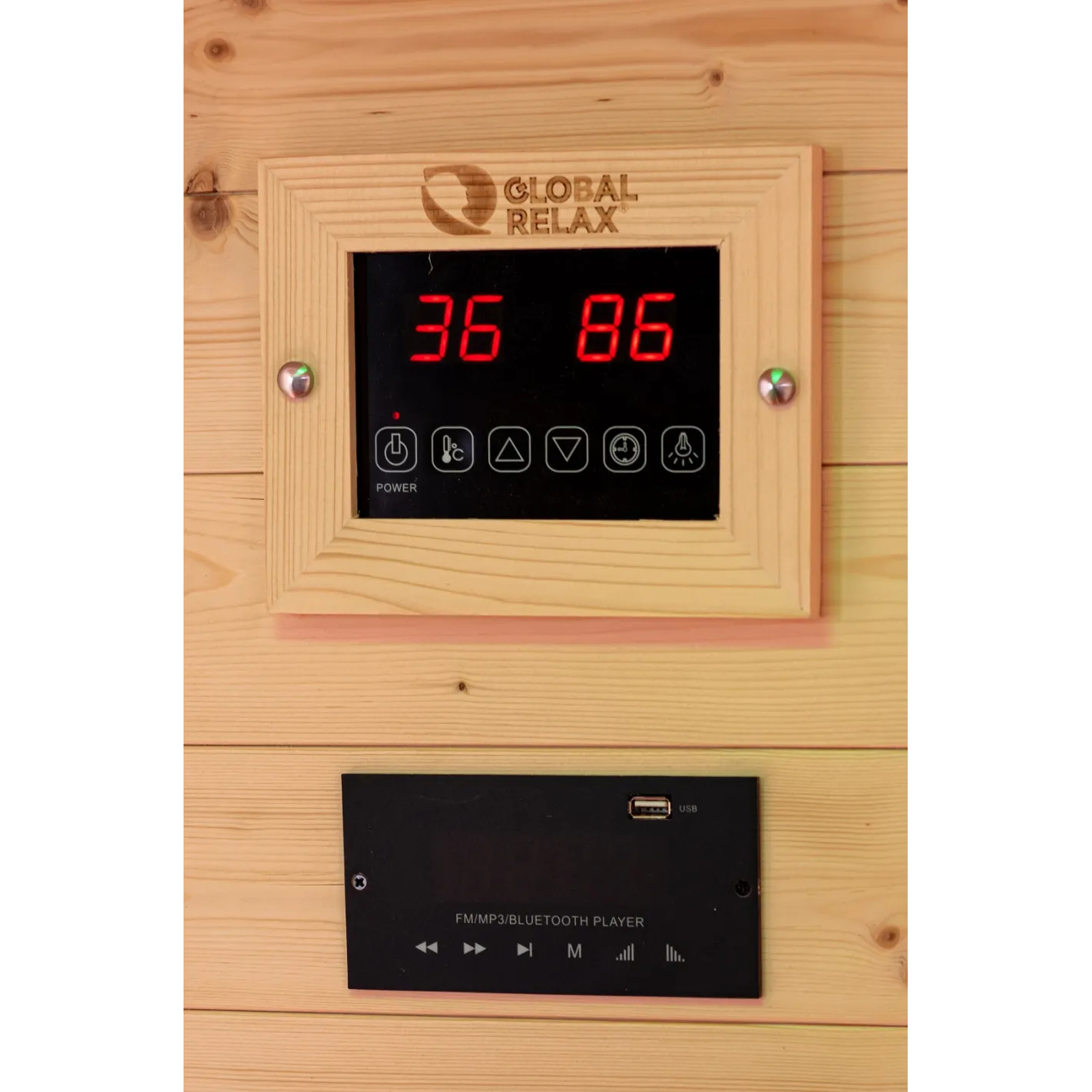 DHARANI S2 PLUS Sauna interna a infrarossi per 1 o 2 persone I 2200w