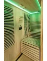 DHARANI S1 PLUS Sauna interior para 1 persona reclinada I Paneles de carbono