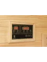 DHARANI S2 Sauna interior de pedra de carbono para 1 ou 2 pessoas | USB I Rádio