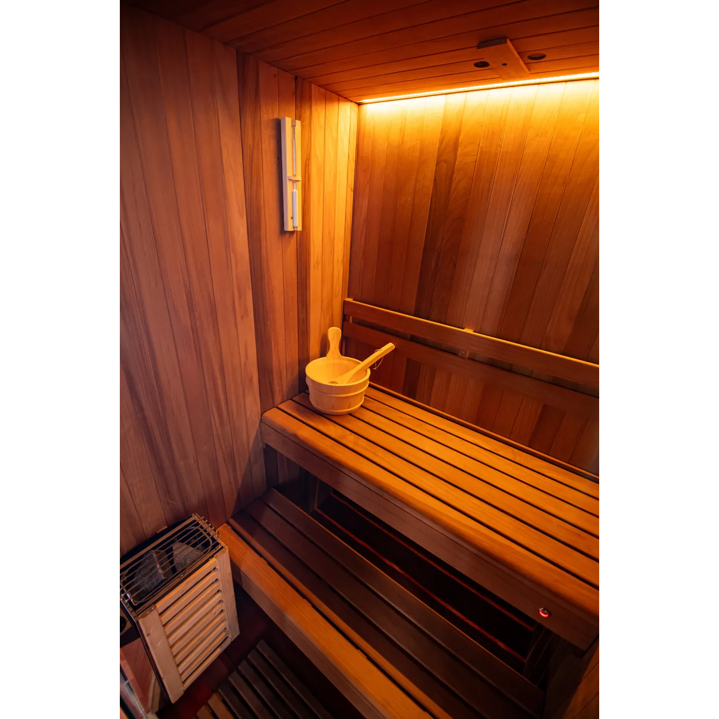 DHARANI VAPOR Sauna d'intérieur pour 2 personnes - Poêle électrique