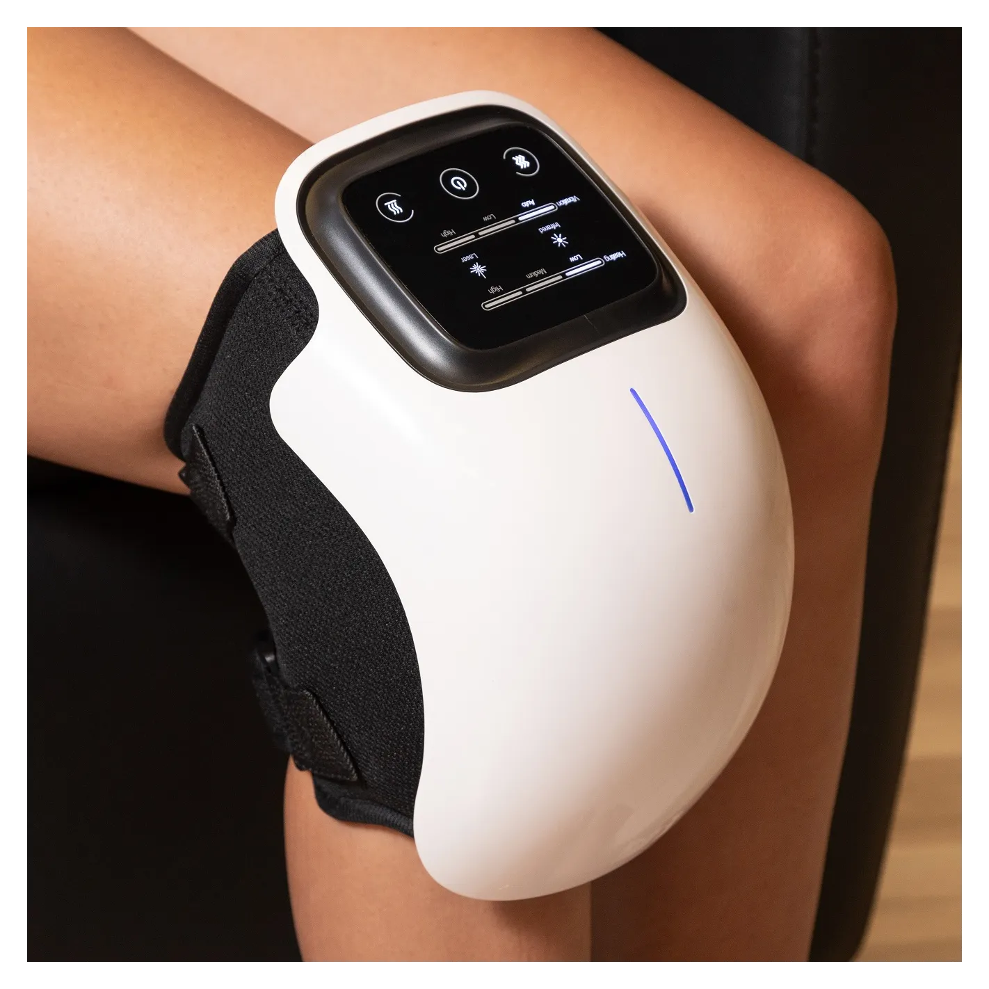 VITALZEN KNEE | Kniemassager met trilling en infrarood warmte | Infrarood kniemassager