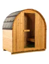 DHARANI MINI Sauna Exterior Vapor para 1-2 Personas | Abeto I 3600w Potencia