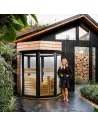 DHARANI PASSION Sauna Exterior a Vapor até 4/5 Pessoas | Spruce I 8000w