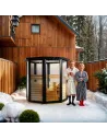 DHARANI PASSION Sauna Exterior a Vapor até 4/5 Pessoas | Spruce I 8000w