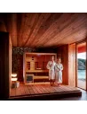 DHARANI COMBI Sauna Infrared and Steam Sauna for up to 4 or 5 Persons (Outlet)| Spruce wood