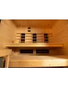 DHARANI COMBI Sauna Sauna infrarouge et vapeur jusqu'à 4 ou 5 personnes (Outlet)| Bois de sapin