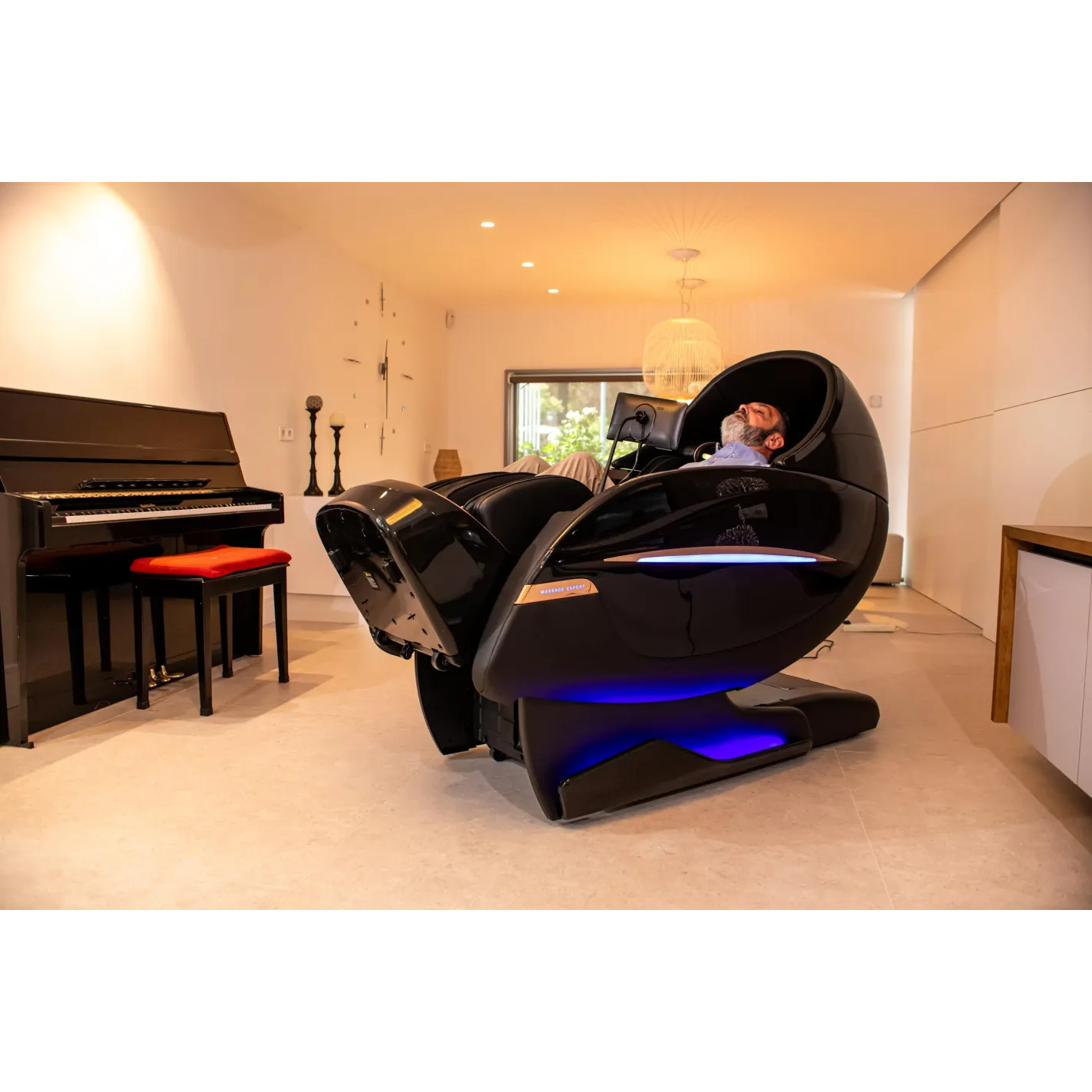 SAMADHI Fauteuil de Massage 6D (Outlet)| Contrôle Vocal | 20 Programmes | LED